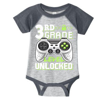 3rd Grade Level Unlocked For Back To School Infant Baby Jersey Bodysuit