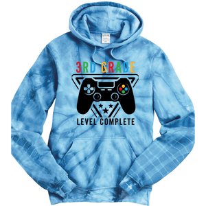 3rd Grade Level Complete Gamer Boy Graduation Gifts Tie Dye Hoodie