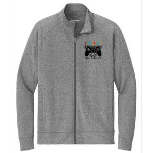 3rd Grade Level Complete Gamer Boy Graduation Gifts Stretch Full-Zip Cadet Jacket