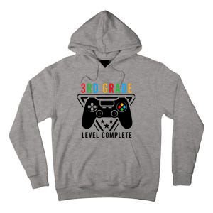 3rd Grade Level Complete Gamer Boy Graduation Gifts Tall Hoodie