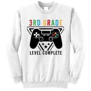 3rd Grade Level Complete Gamer Boy Graduation Gifts Sweatshirt