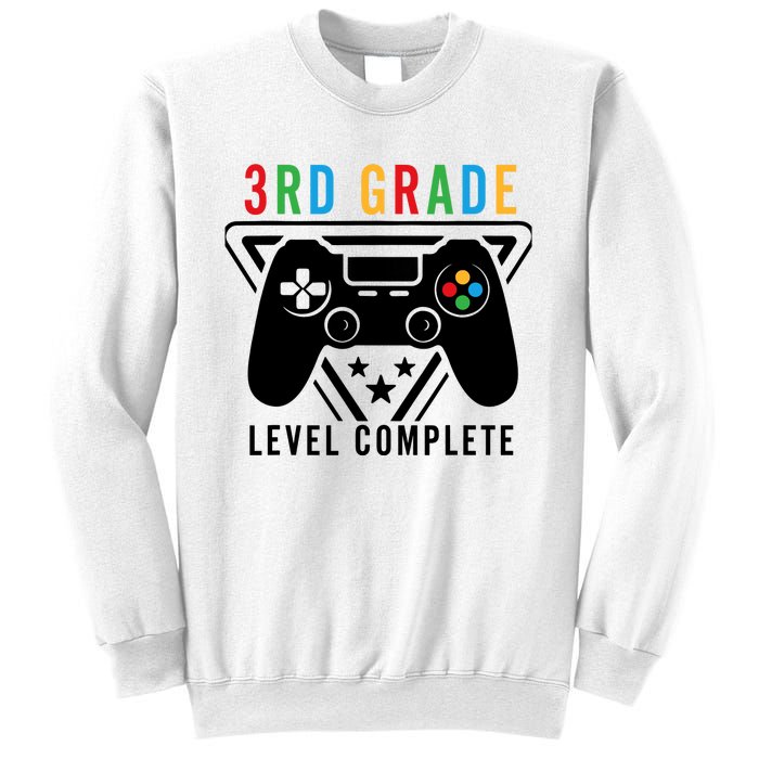 3rd Grade Level Complete Gamer Boy Graduation Gifts Sweatshirt