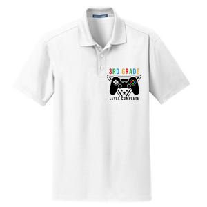 3rd Grade Level Complete Gamer Boy Graduation Gifts Dry Zone Grid Polo