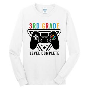 3rd Grade Level Complete Gamer Boy Graduation Gifts Tall Long Sleeve T-Shirt