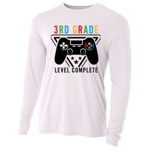 3rd Grade Level Complete Gamer Boy Graduation Gifts Cooling Performance Long Sleeve Crew