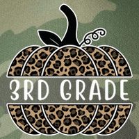 3rd Grade Leopard Pumpkin Legacy Tie Dye Trucker Hat