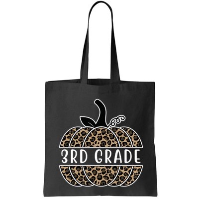 3rd Grade Leopard Pumpkin Bag