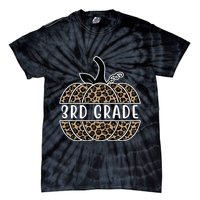 3rd Grade Leopard Pumpkin Tie-Dye T-Shirt