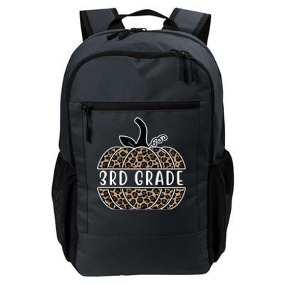 3rd Grade Leopard Pumpkin Daily Commute Backpack