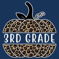 3rd Grade Leopard Pumpkin Infant Baby Jersey Bodysuit