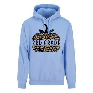 3rd Grade Leopard Pumpkin Unisex Surf Hoodie