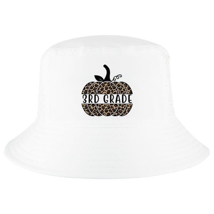 3rd Grade Leopard Pumpkin Cool Comfort Performance Bucket Hat