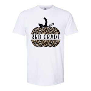 3rd Grade Leopard Pumpkin Softstyle CVC T-Shirt