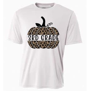 3rd Grade Leopard Pumpkin Cooling Performance Crew T-Shirt