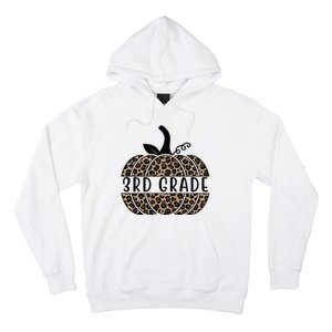 3rd Grade Leopard Pumpkin Hoodie