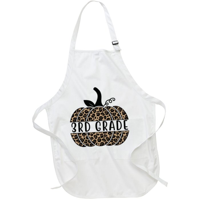 3rd Grade Leopard Pumpkin Apron