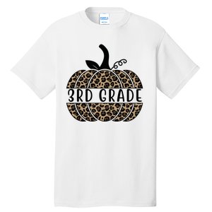 3rd Grade Leopard Pumpkin Tall T-Shirt