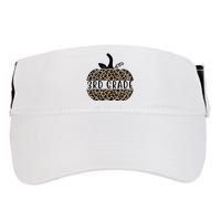 3rd Grade Leopard Pumpkin Adult Drive Performance Visor