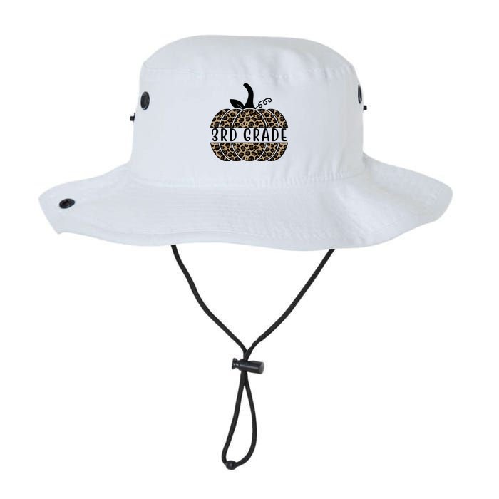 3rd Grade Leopard Pumpkin Bucket Hat