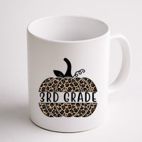 3rd Grade Leopard Pumpkin Mug