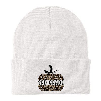3rd Grade Leopard Pumpkin Beanie