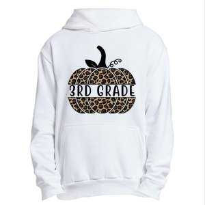 3rd Grade Leopard Pumpkin Urban Pullover Hoodie