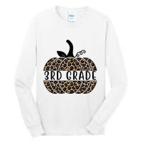 3rd Grade Leopard Pumpkin Tall Long Sleeve T-Shirt