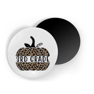 3rd Grade Leopard Pumpkin Magnet