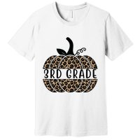 3rd Grade Leopard Pumpkin Premium T-Shirt