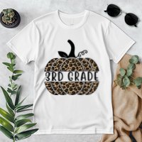 3rd Grade Leopard Pumpkin Premium T-Shirt
