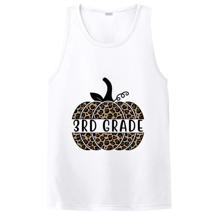 3rd Grade Leopard Pumpkin PosiCharge Competitor Tank
