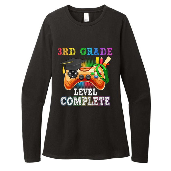 3Rd Grade Level Complete Last Day Of School Graduation Womens CVC Long Sleeve Shirt