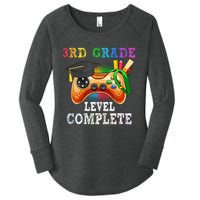 3Rd Grade Level Complete Last Day Of School Graduation Women's Perfect Tri Tunic Long Sleeve Shirt