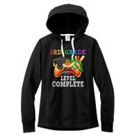 3Rd Grade Level Complete Last Day Of School Graduation Women's Fleece Hoodie