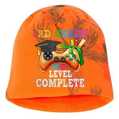 3Rd Grade Level Complete Last Day Of School Graduation Kati - Camo Knit Beanie