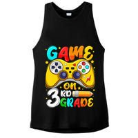 3Rd Grade Level Unlocked Game On 3Rd Grade Back To School Ladies PosiCharge Tri-Blend Wicking Tank