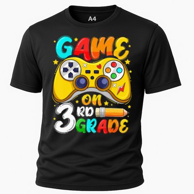 3Rd Grade Level Unlocked Game On 3Rd Grade Back To School Performance Shirt