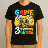 3Rd Grade Level Unlocked Game On 3Rd Grade Back To School T-Shirt