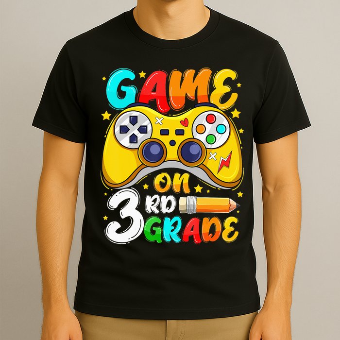 3Rd Grade Level Unlocked Game On 3Rd Grade Back To School T-Shirt