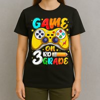 3Rd Grade Level Unlocked Game On 3Rd Grade Back To School T-Shirt