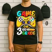 3Rd Grade Level Unlocked Game On 3Rd Grade Back To School T-Shirt