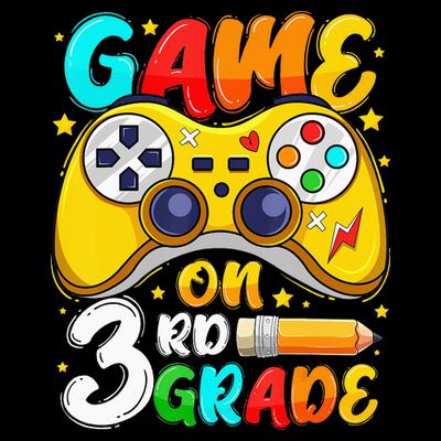 3Rd Grade Level Unlocked Game On 3Rd Grade Back To School T-Shirt