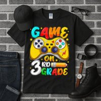 3Rd Grade Level Unlocked Game On 3Rd Grade Back To School Tall T-Shirt
