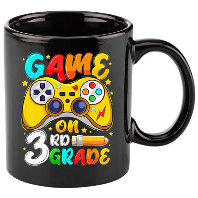 3Rd Grade Level Unlocked Game On 3Rd Grade Back To School 11oz C Handle Ceramic Mug
