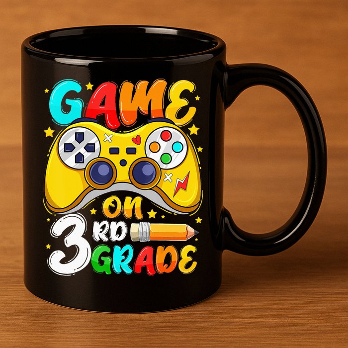3Rd Grade Level Unlocked Game On 3Rd Grade Back To School 11oz C Handle Ceramic Mug
