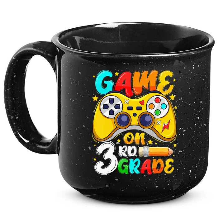 3Rd Grade Level Unlocked Game On 3Rd Grade Back To School 15oz Campfire Ceramic Mug