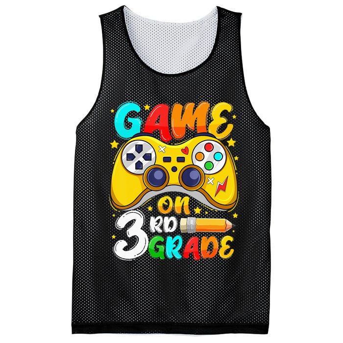 3Rd Grade Level Unlocked Game On 3Rd Grade Back To School Mesh Reversible Basketball Jersey Tank