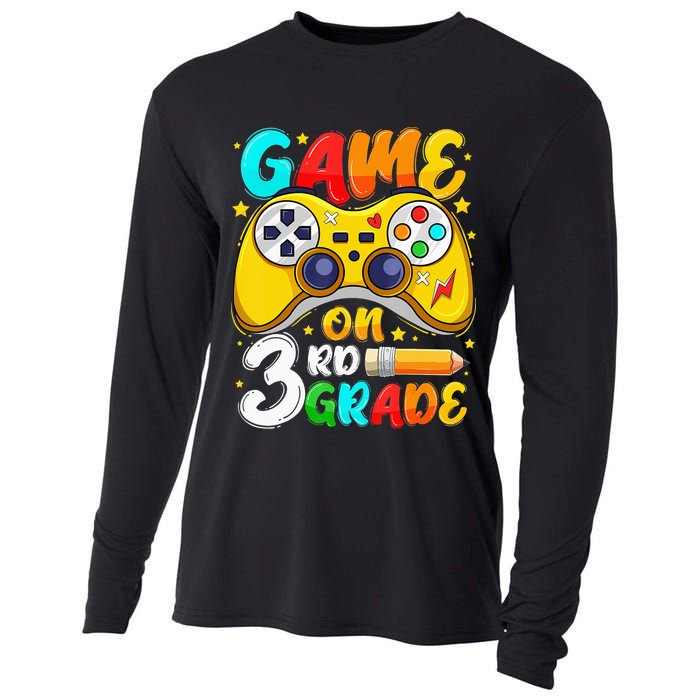 3Rd Grade Level Unlocked Game On 3Rd Grade Back To School Cooling Performance Long Sleeve Crew