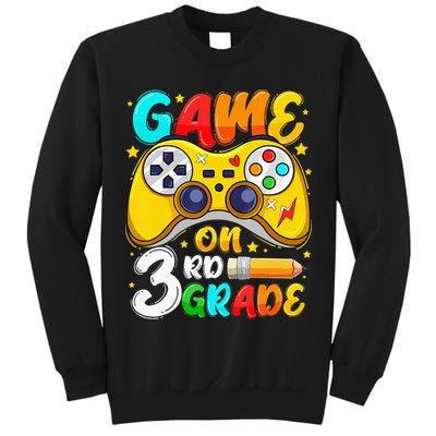 3Rd Grade Level Unlocked Game On 3Rd Grade Back To School Tall Sweatshirt