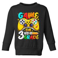 3Rd Grade Level Unlocked Game On 3Rd Grade Back To School Toddler Sweatshirt
